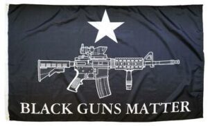 Black Guns Matter 3x5 Flag