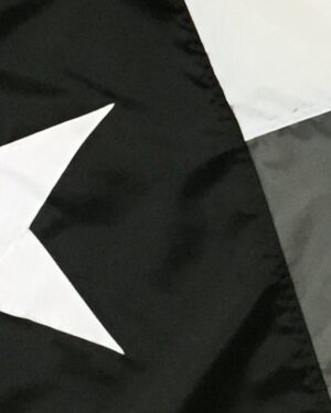 Black, White and Gray Texas Flag 3x5 Sewn Nylon