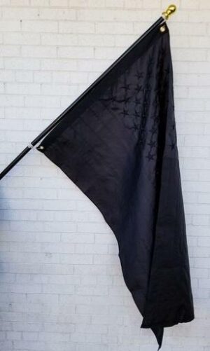 Blackout American Flag 3x5 Sewn Nylon