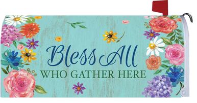 Bless and Gather Mailbox Cover