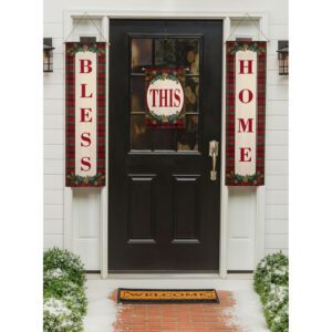 Bless This Home Christmas Door Banner Kit