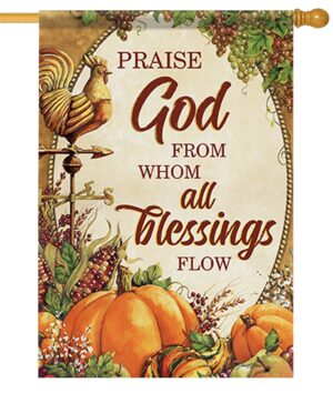 Blessings Flow House Flag