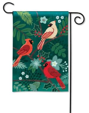 Boho Cardinals Garden Flag