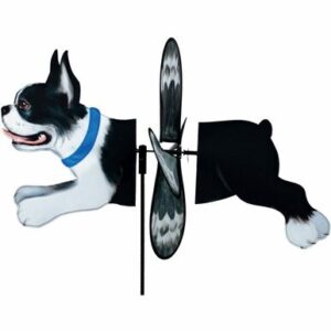 Boston Terrier Deluxe Petite Wind Spinner