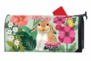Bunny Love Mailbox Cover