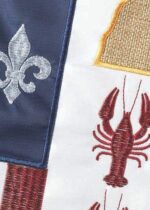 Burlap Proud Louisiana American Decorative Garden Flag