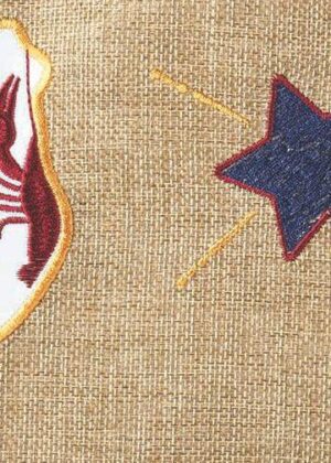 Burlap Proud Louisiana American Decorative House Flag