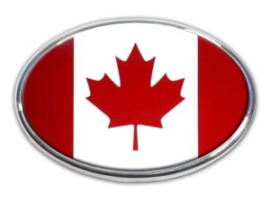 Canada Oval Car Emblem