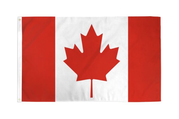 Canada Superknit Polyester 3x5 Flag