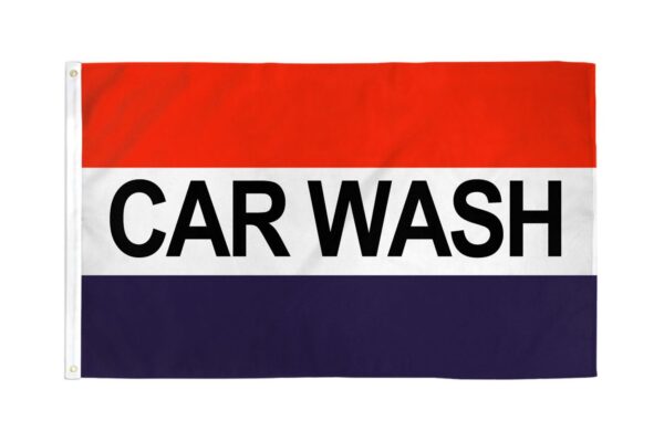 Car Wash 3x5 Flag