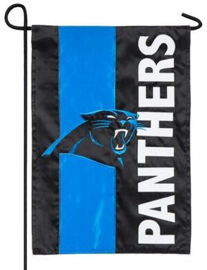 Carolina Panthers Embellished Applique Garden Flag