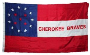 Cherokee Braves Flag 3x5 - Printed