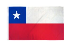 Chile Superknit Polyester 3x5 Flag