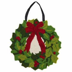 Christmas Wreath Hooked Decorative Door Hanger