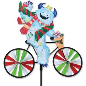 Christmas Yeti Bicycle Wind Spinner