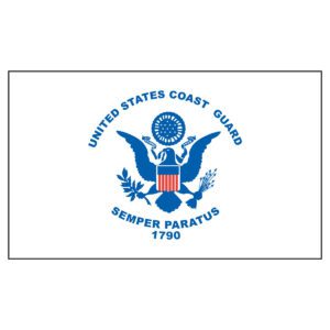 Coast Guard 3x5 Superknit Polyester Flag