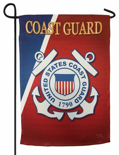 Coast Guard Seal Sublimated Garden Flag