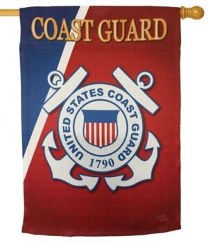 Coast Guard Seal Sublimated House Flag