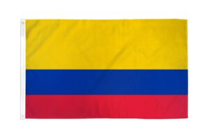 Colombia Superknit Polyester 3x5 Flag