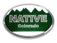 Colorado Native Oval Emblem