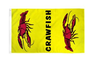Crawfish Vertical 3x5 Flag