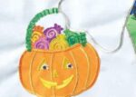 Crazy Legs Boo Ghost Double Applique Garden Flag