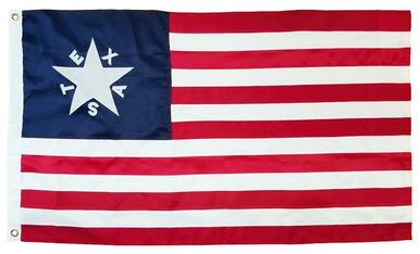Crockett's Alamo Flag 3x5 Sewn Cotton