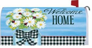 Daisies and Ladybugs Welcome Mailbox Cover