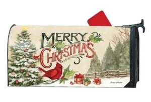 Decorate the Christmas Tree Mailbox Cover