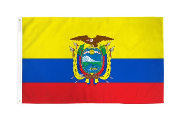 Ecuador Superknit Polyester 3x5 Flag