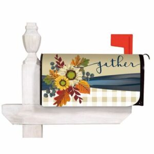 Fall Floral Gather Nylon Mailbox Cover