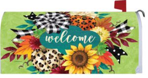Fall Floral Swag Mailbox Cover