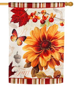 Fall in Love Textured Suede House Flag