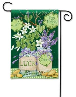 Filled With Luck Garden Flag