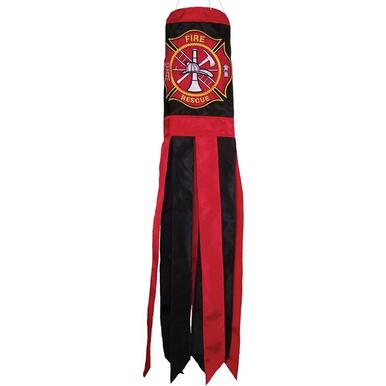 Firefighter Maltese Cross Applique Windsock