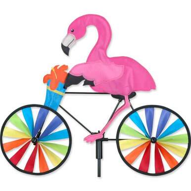 Flamingo Bicycle Wind Spinner