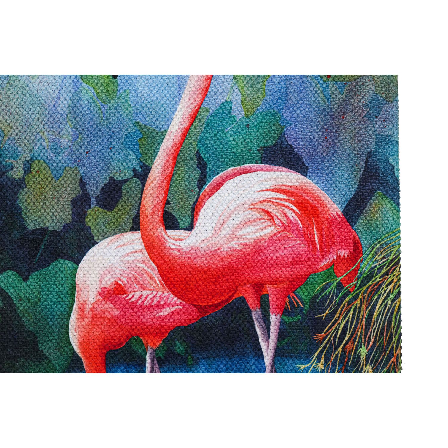Flamingo Couple Textured Suede House Flag - I AmEricas Flags