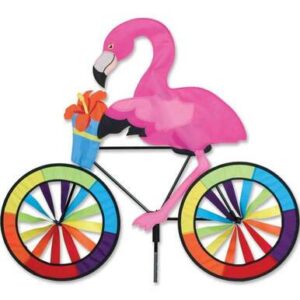 Flamingo Large Bicycle Wind Spinner