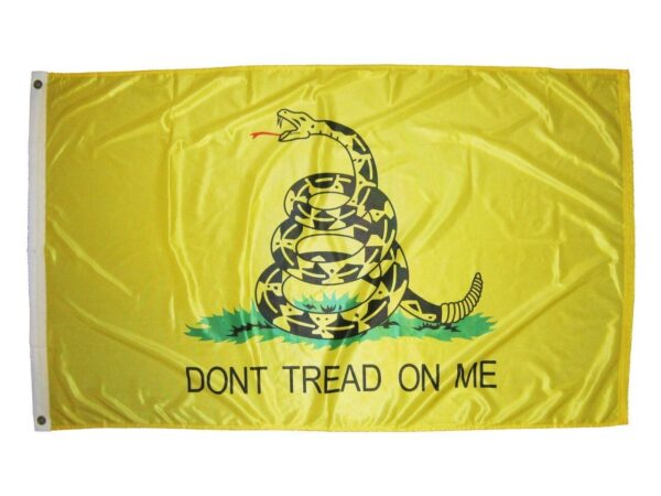 Gadsden Don't Tread On Me Flag 3x5 Superknit Polyester
