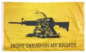 Gadsden Don't Tread On My Rights Double Sided 3x5 Flag