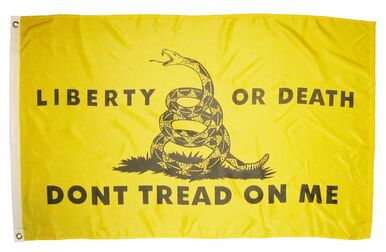 Gadsden Liberty Or Death Don't Tread On Me 3x5 Flag