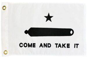 Gonzales Come and Take It Flag Printed Polyester 12" x 18"
