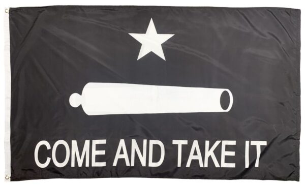 Gonzales Come and Take It 3×5 Flag Double Sided Black - I AmEricas Flags