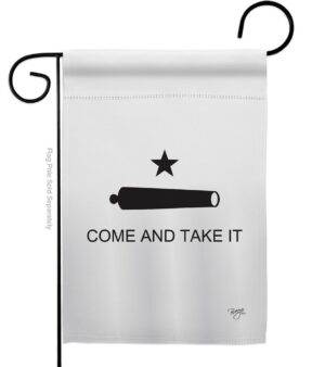 Gonzales Come and Take It Sublimated Garden Flag