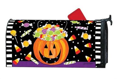 Halloween Candy Mailbox Cover