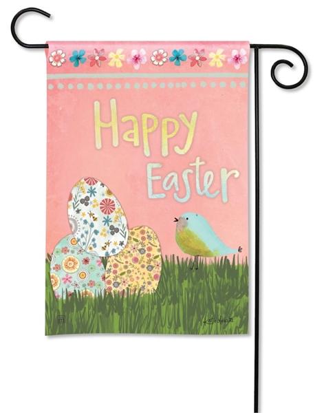 Happy Easter Eggs Garden Flag