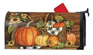 Harvest Gathering Mailbox Cover