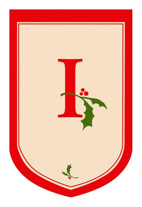 Holiday Monogram N House Flag I AmEricas Flags