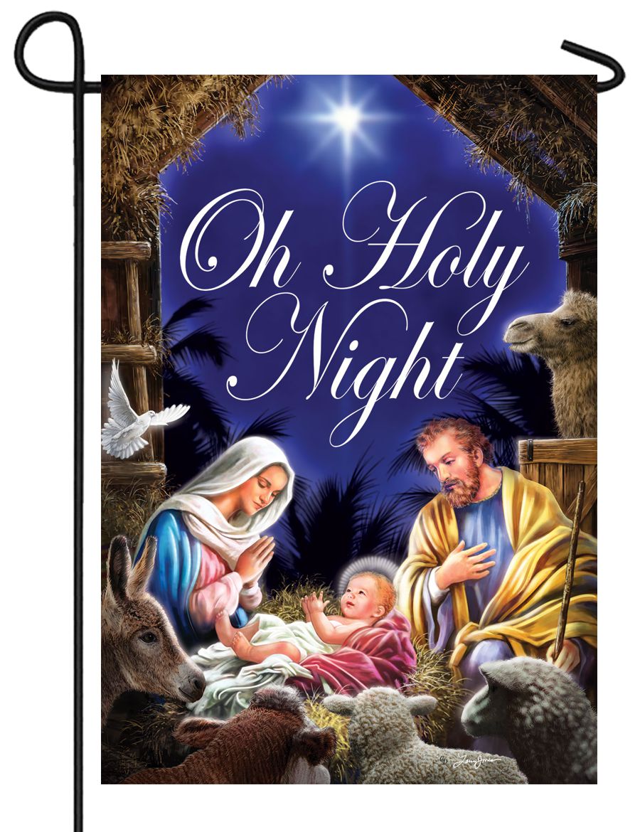 Religious Christmas Garden Flags I AmEricas Flags