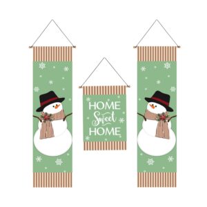 Home Sweet Home Snowman Door Banner Kit